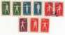 Chine China PRC Mi. 146-175 Sport, Radio-Gymnastik In Blocks Of 4 +mint Singles+ 1952 - Oblitérés