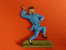 Figurine Tintin En Métal émaillé, Le Lotus Bleu, Hergé Moulinsart - Statuettes En Métal