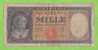 REPUBBLICA ITALIANA 1000 LIRE MEDUSA  25 SETTEMBRE 1961 - 1.000 Lire