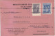 GRECE - 1924 - TYPE IRIS + HERMES Sur CARTE POSTALE COMMERCIALE De ATHENES Pour HALLE (ALLEMAGNE - SACHSEN) - Lettres & Documents