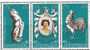 Weiße Pferd Hahn 1978 Condominium Hebriden 516/8+ 6-KB ** 15€ Wappen 25Jahre Krönung Elisabeth II Sheetlet Oceanien - Unused Stamps