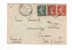 637/17 -  Lettre TP Semeuse PORT SAID Egypte 1913 + Griffe PAQUEBOT Vers Isle Of Wight - Poste Maritime