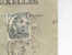 530/17 - Lettre Recommandée TP Pellens 50 C PERFORE C.L. BRUXELLES 1913 Vers NUREMBERG - Entete Crédit Lyonnais - 1909-34