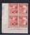 RB 719 - Australia 1951 - SG 241/2 - 50th Anniv Of Commonwealth Imprint Block Of 4 MNH Stamps - Mint Stamps