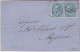 ITALIE - 1877 - SASSONE N°27 PAIRE Sur LETTRE De NAPOLI Pour MESSINA - Franking Machines (EMA)