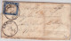 SARDEGNA - 1861 - SASSONE N°15 SEUL Sur LETTRE De COMO Pour MILANO - COTE 2004 = 90 EUROS - Sardaigne