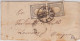 SARDEGNA - 1862 - SASSONE N°19 PAIRE Sur BANDE JOURNAL De NAPOLI Pour LANCIANO - Sardegna