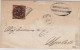 STATO PONTIFICIO - 1860 - SASSONE N°4 SEUL Sur LETTRE De ROMA Pour SPOLETO - COTE 2004 = 160 EURO - Etats Pontificaux