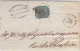 STATO PONTIFICIO - 1859 - SASSONE N°7 SEUL Sur LETTRE De ROMA Pour CIVITA VECCHIA - COTE 2004 = 235 EUROS - Papal States