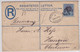 GB - 1888 - ENTIER ENVELOPPE RECOMMANDEE De LEEDS Pour HUNGEN (ALLEMAGNE) - Postwaardestukken