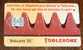 2scans Francia France Telecom TELECARTE 50 Unites TOBLERONE Chocolate Feeding - Alimentazioni