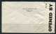 Great Britain 1943  Cover Sent To USA Censored - Revenue Stamps