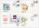 Russia USSR 1976 FDC X6 12th Winter Olympic Games, Innsbruck Austria Sport Sports - FDC