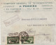 MAROC - 1928 - MERSON - LETTRE COMMERCIALE Par AVION De CASABLANCA Avec DAGUIN Pour MARSEILLE - Lettres & Documents