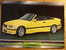 BMW M3 CABRIO - FICHE VOITURE GRAND FORMAT (A4) - 1998 - Auto Automobile Automobiles Voitures Car Cars - Automobili