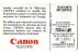 TELECARTE   CANON   (D589 ) - Privées