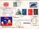 PAYS-BAS + AFRIQUE Du SUD - 1938 - LETTRE Par AVION KLM De AMSTERDAM Pour PRETORIA Puis CASABLANCA (MAROC) - Airmail