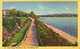 USA – United States –  View Along Riverfront Park, Harrisburg, Pa - Unused Linen Postcard [P4218] - Harrisburg