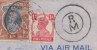 Br India King George VI, Censor Cover, Double Circle Postmark, Sent To Egypt, India - 1936-47 Koning George VI