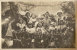 CLUNY CARTE PHOTO GROUPE D ENFANTS DANS UN CHAR - Cluny