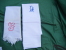 Lot De 6 Serviettes Nid D'abeille Monogramme-P L -B P -G -D-H-- - Andere & Zonder Classificatie