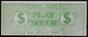 Spielgeld, Play Money, Nepgeld, Scolaire 153 X 64 Mm, 1000 Dollar "DOUGH", Beids. Druck, Paper, RRR, UNC - Andere & Zonder Classificatie