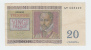 Belgium BELGIQUE 20 Francs 3-4- 1956 VF CRISP Banknote P 132b 132 B - Autres & Non Classés