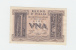 Italy 1 Lire 1939 AUNC CRISP Banknote P 26 - Italia – 1 Lira