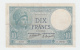 FRANCE 10 FRANCS 1925 VG P 73c 73 C - 10 F 1916-1942 ''Minerve''