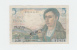 FRANCE 5 FRANCS 1943 VF+  P 98a 98 A (No Pinholes) - 5 F 1943-1947 ''Berger''