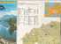 B0498 - Brochure Turistica - SVIZZERA - GRISONS Anni '80/Camping/golf/tennis/piscina/stadio Del Ghiaccio - Topographical Maps