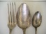 LOT DE 28 COUVERTS ARGENT POINCONNES MOTIF FEUILLAGES (2010Grs) - Silverware