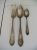 LOT DE 28 COUVERTS ARGENT POINCONNES MOTIF FEUILLAGES (2010Grs) - Silverware