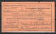 Registration Card From Post Office For Registered Letter 1895 Lot 244 - Storia Postale