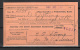 Registration Card From Post Office For Registered Letter 1895 Lot 245 - Postal History