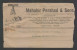 1948 PLUMBERS ADVERTISEMENT Cover # 22184  India Inde Indien - Lettres & Documents