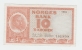 NORWAY 10 KRONER 1969 VF++ CRISP Banknote P 31d 31 D - Norvège