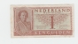 NETHERLANDS 1 GULDEN 1949 VF++ P 72 - 1 Gulde