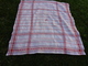 1 Nappe Ancienne Damassée 130x121cm  Monogramme Rouge VC - Sonstige & Ohne Zuordnung