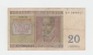 Belgium BELGIQUE 20 Francs 3-4- 1956 VG P 132b 132 B - Otros & Sin Clasificación