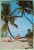 Kenya 1987 Postcard To England UK - Coast Coconut Women Bikini - Flowers ( 3.5 Sh - Scott # 257, Cat Val = 1.50 $) - Kenia (1963-...)