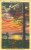 USA – United States – Sunset On Big Bear Lake, San Bernardino Mountains, California, Unused Linen Postcard [P4683] - San Bernardino
