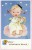 Mabel Lucie Atwell 'Peace Heavenly Peace' Child Angel Harp C1950s Vintage Postcard - Attwell, M. L.