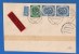 Deutschland; MiNr 128 + 132; Eilbote Expres Von Deutsche Drogisten-Zeitung; 1953; Briefstück - Briefe U. Dokumente