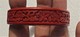 CINA (China): Vintage Chinese Red Cinnabar Lacquer Bracelet Bangle - Oriental Art