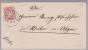 Heimat Bayern Oberstaufen 1884-03-20 Brief Nach Weiler Im Allgäu - Storia Postale