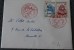 LETTRE LA POSTE ET LA CROIX ROUGE RED CROSS CACHET COMMEMORATIF ROUGE XIII EXPOSITION MARSEILLE 3&amp;4-12-1963 COTE 8 E - Rotes Kreuz