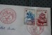 LETTRE LA POSTE ET LA CROIX ROUGE RED CROSS CACHET COMMEMORATIF ROUGE XIII EXPOSITION MARSEILLE 3&amp;4-12-1963 COTE 8 E - Rode Kruis