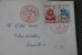 LETTRE LA POSTE ET LA CROIX ROUGE RED CROSS CACHET COMMEMORATIF ROUGE XIII EXPOSITION MARSEILLE 3&amp;4-12-1963 COTE 8 E - Rotes Kreuz