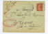 France Entier Enveloppe 10 C Semeuse Camée, 1910  Algers Draa El Mizan  A Rennes - Standard- Und TSC-Briefe (vor 1995)